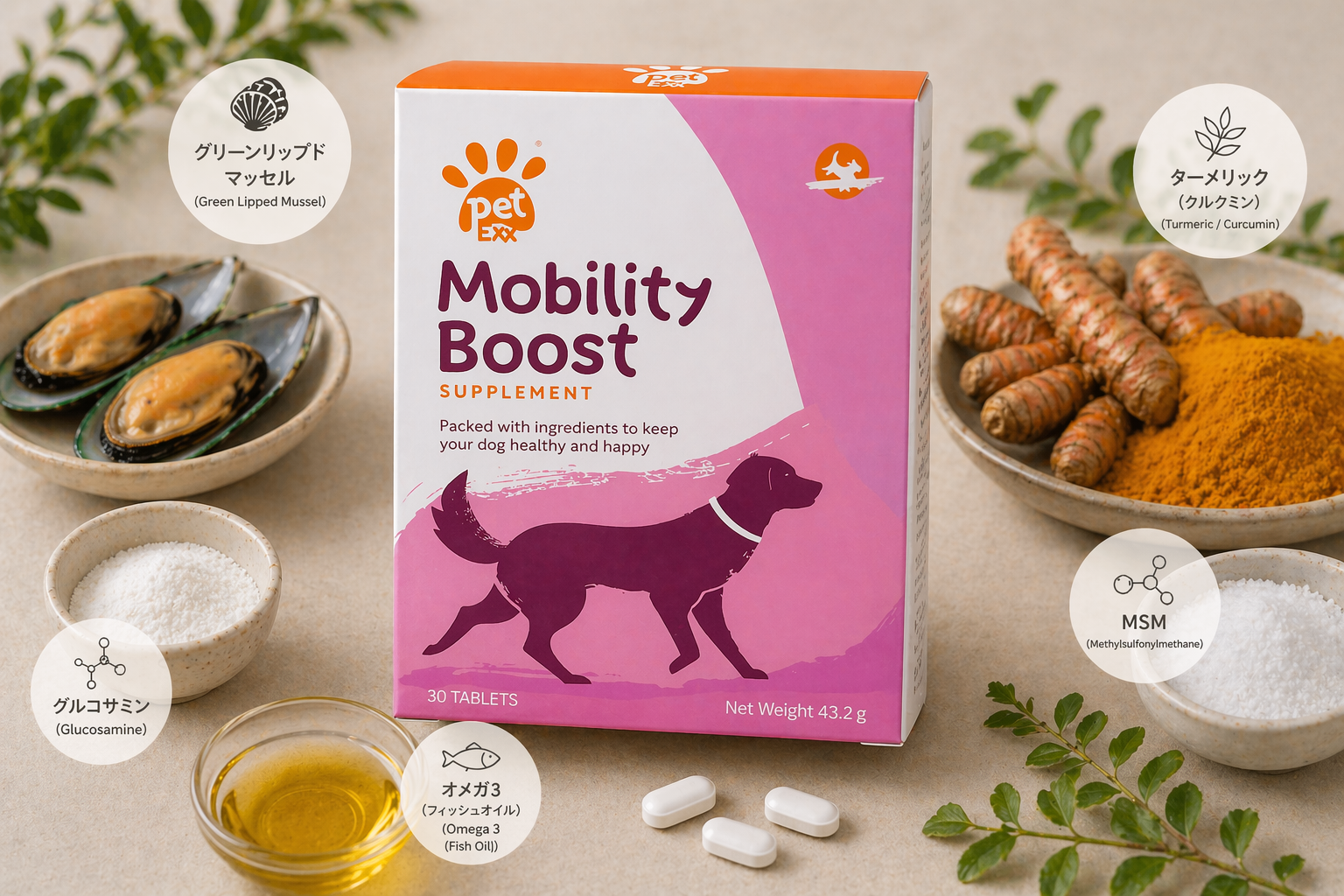 PetExx Mobility Boost の製品イメージ